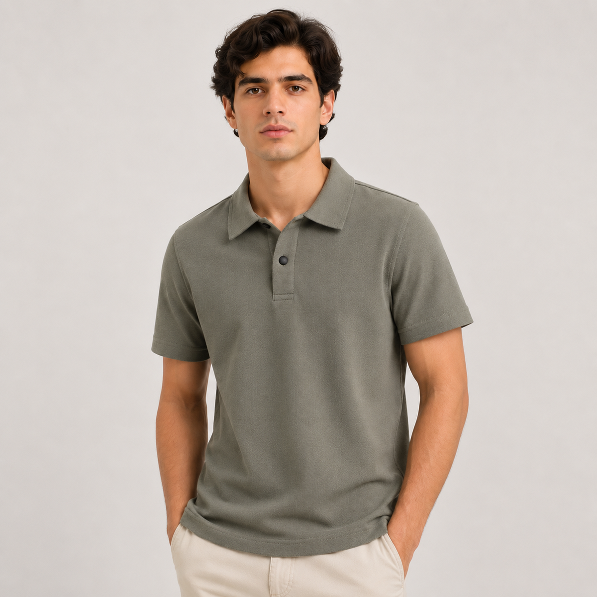Z.A.R.A MONARCH POLO SHIRT (DUSTY OLIVE)