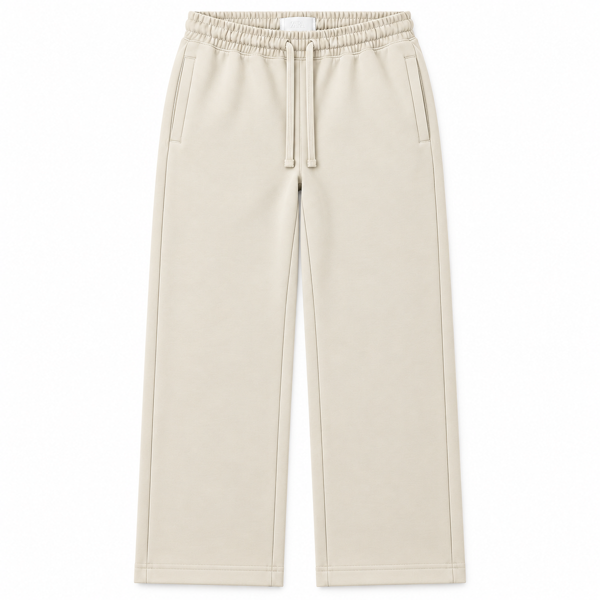ZR12 PREMIUM INTERLOCK BAGGY FIT TROUSER (BEIGE)