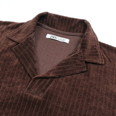 ZR PREMIUM MEN'S COTRISE POLO SHIRT (BROWN)