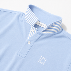 COTTON EAGLE CLASSIC POLO SHIRT (SKY)