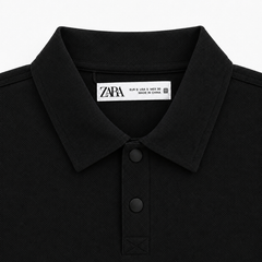 Z.A.R.A MONARCH POLO SHIRT (BLACK)