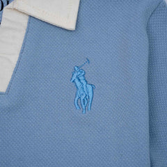 RL PREMIUM KIDS V NECK POLO SHIRT (SKY)