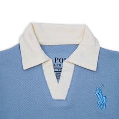 RL PREMIUM KIDS V NECK POLO SHIRT (SKY)