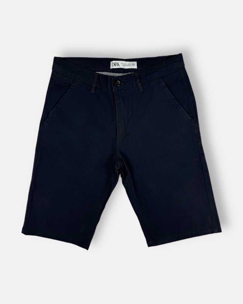 Z.A.R.A Premium Four Pocket Cotton Short (Black)