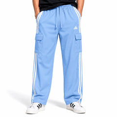 ADDAS IMPORTED FOUR POCKET OVERSIZE TROUSER (SKY)