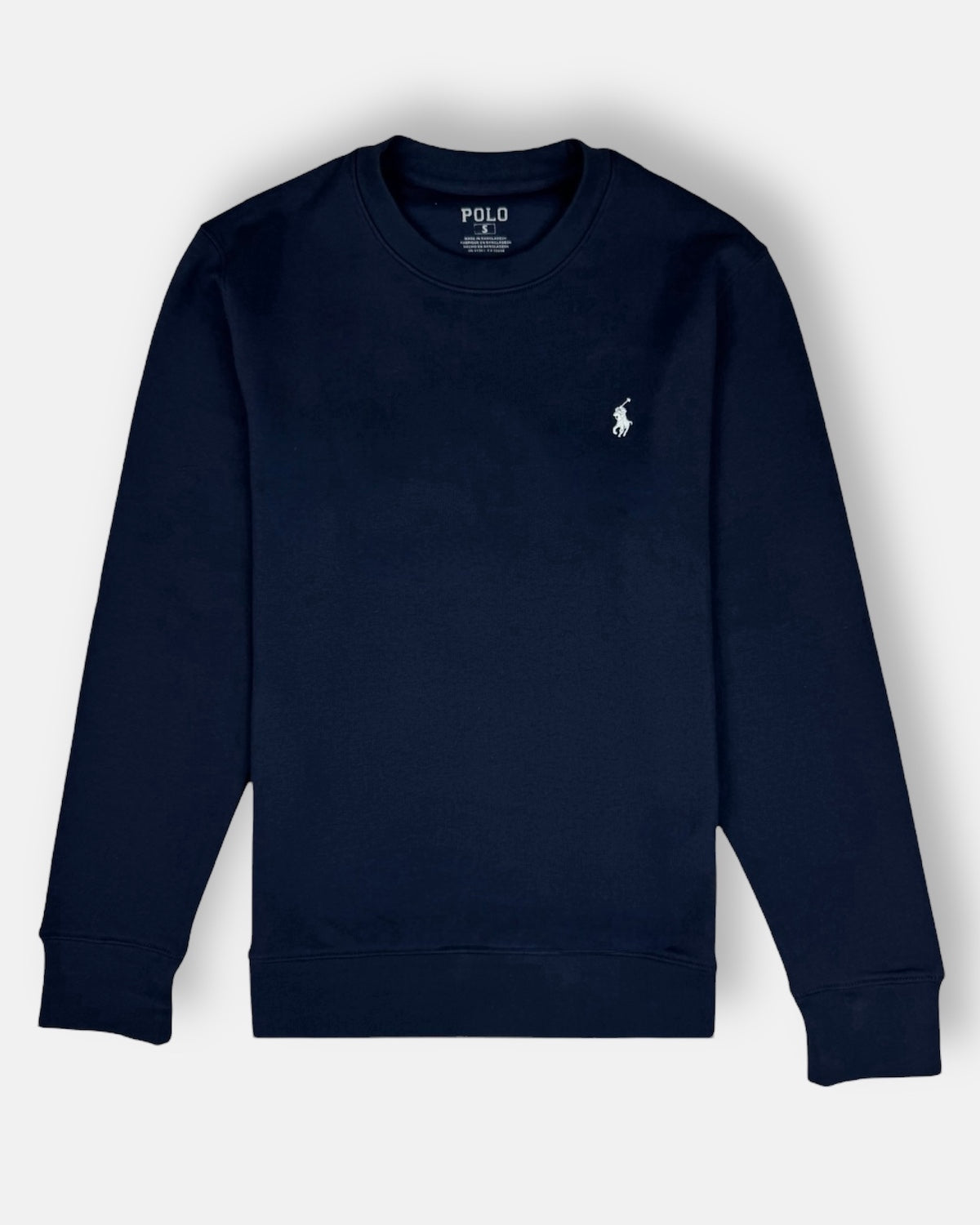 RL Small Pony Cotton terry SweatShirt Navy Blue