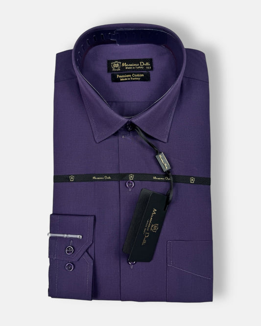 Mussimo Duti Imported Formal Shirt (Purple)