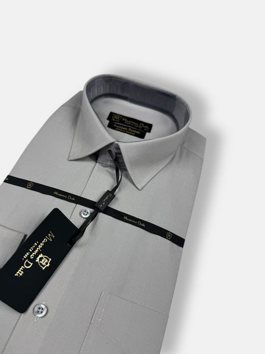 Mussimo Duti Imported Formal Shirt (Steel Grey)