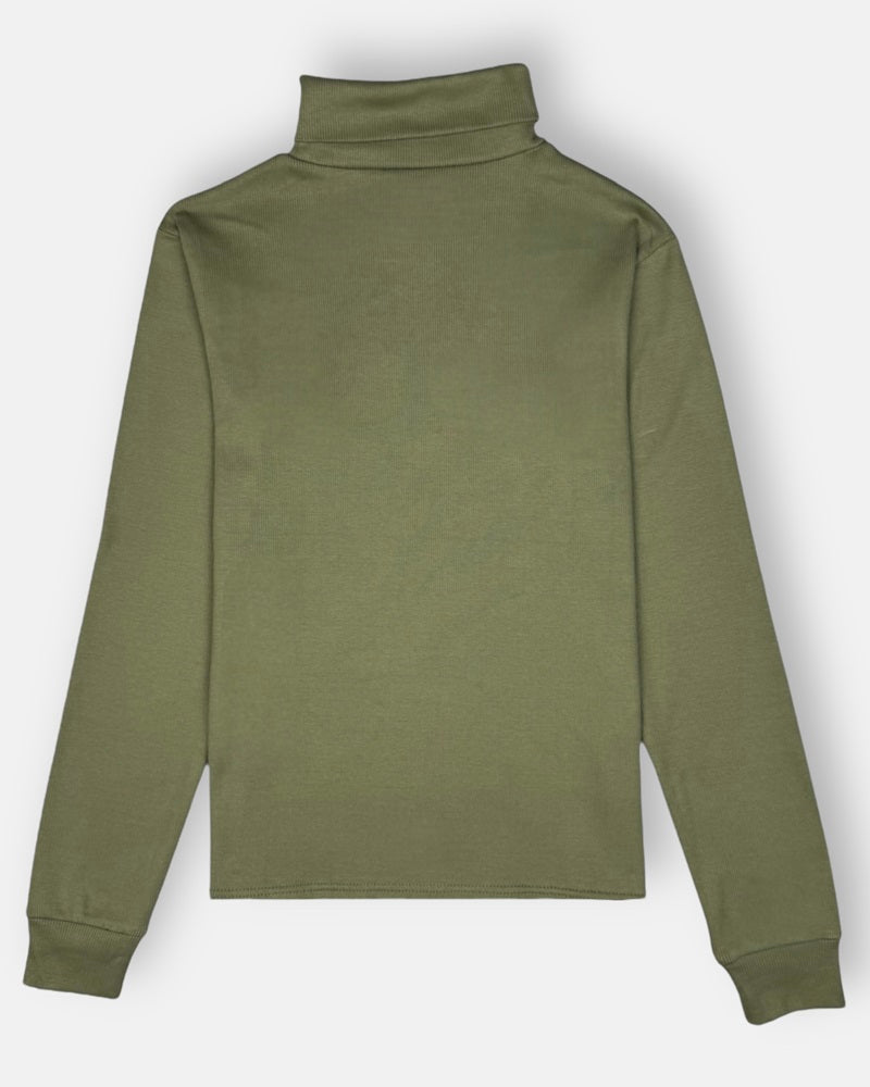 Z.A.R.A Premium Turtle Neck Sweats (Olive Green)