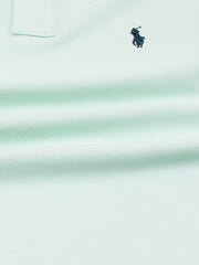 RL Premium Small Pony Pique Cotton Polo Shirt (SEA-GREEN)