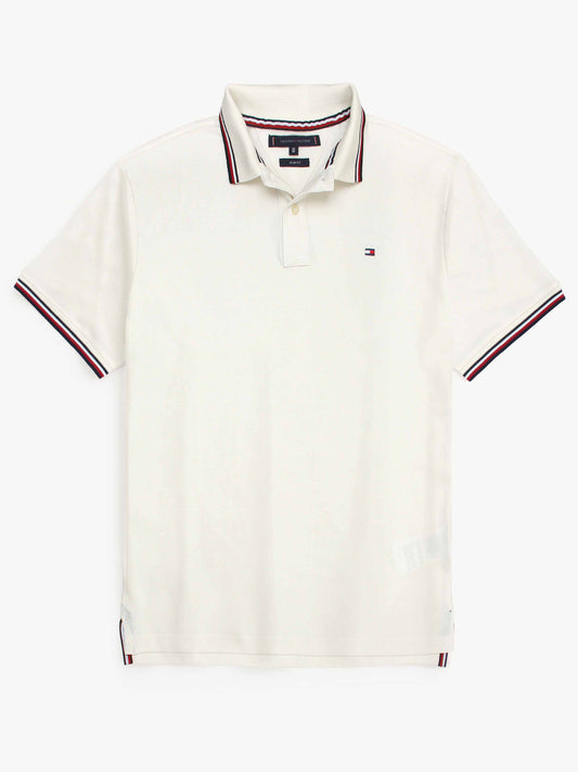 TH Premium Collar Tipping Polo Shirt (Off-White)