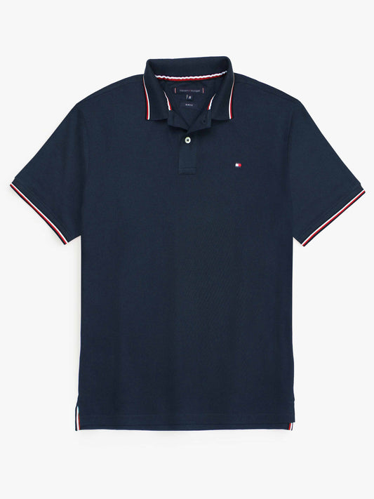 TH Premium Collar Tipping Polo Shirt (Navy)