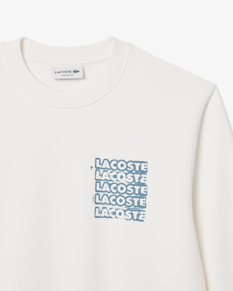 LCSTE PREMIUM COTTON FLEECE GRAPHIC PRINT SWEATSHIRT (WHITE)