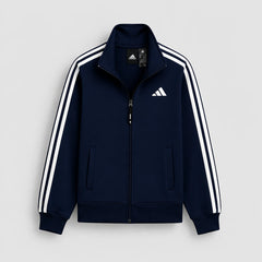 ADDAS EDGE LINE POLYESTER FLEECE TRACKSUIT (NAVY BLUE)
