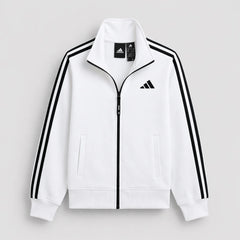 ADDAS EDGE LINE POLYESTER FLEECE TRACKSUIT (WHITE&BLACK)