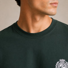 RL RELAXED FIT COTTON JERSEY GRAPHIC T-SHIRT (GREEN)