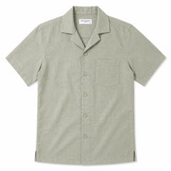 COTTON EAGLE RELAXED FIT IRISH LINEN SHIRT (MINT STONE)