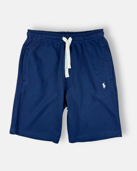 RL Premium Small Pony Cotton Terry Short (Navy Blue)