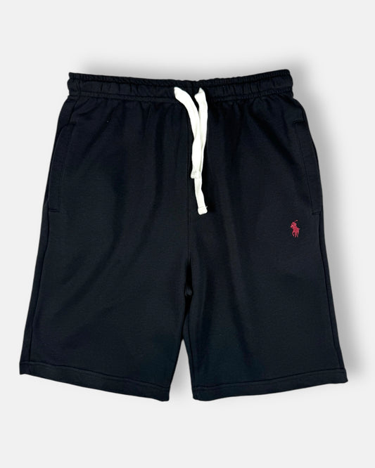 RL Premium Small Pony Cotton Terry Short (Black)