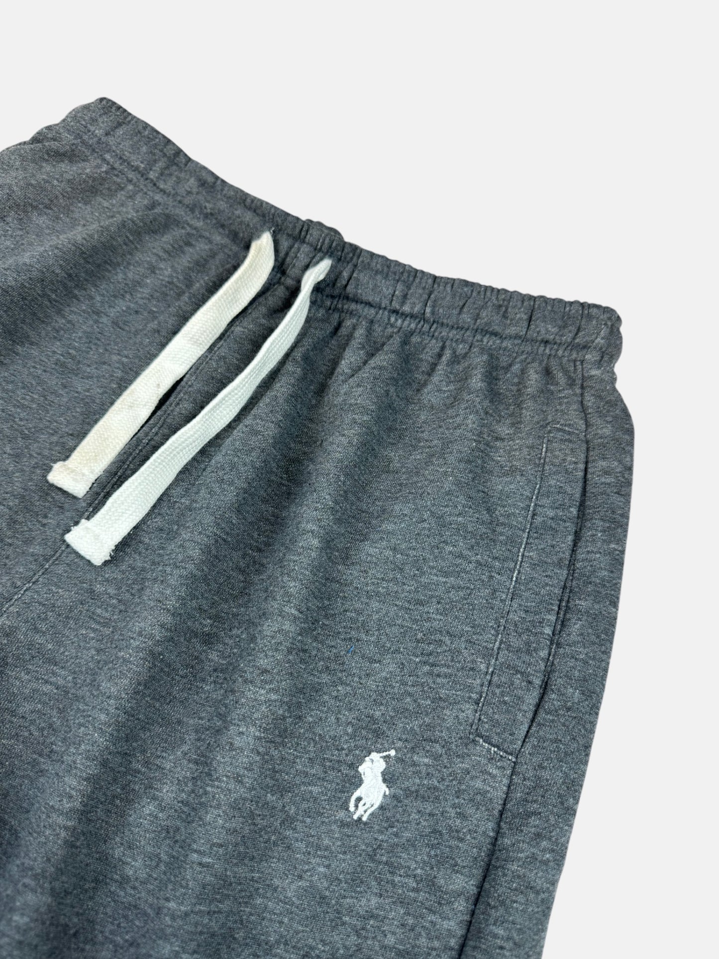 RL Premium Small Pony Cotton Terry Short (Charcoal Grey)