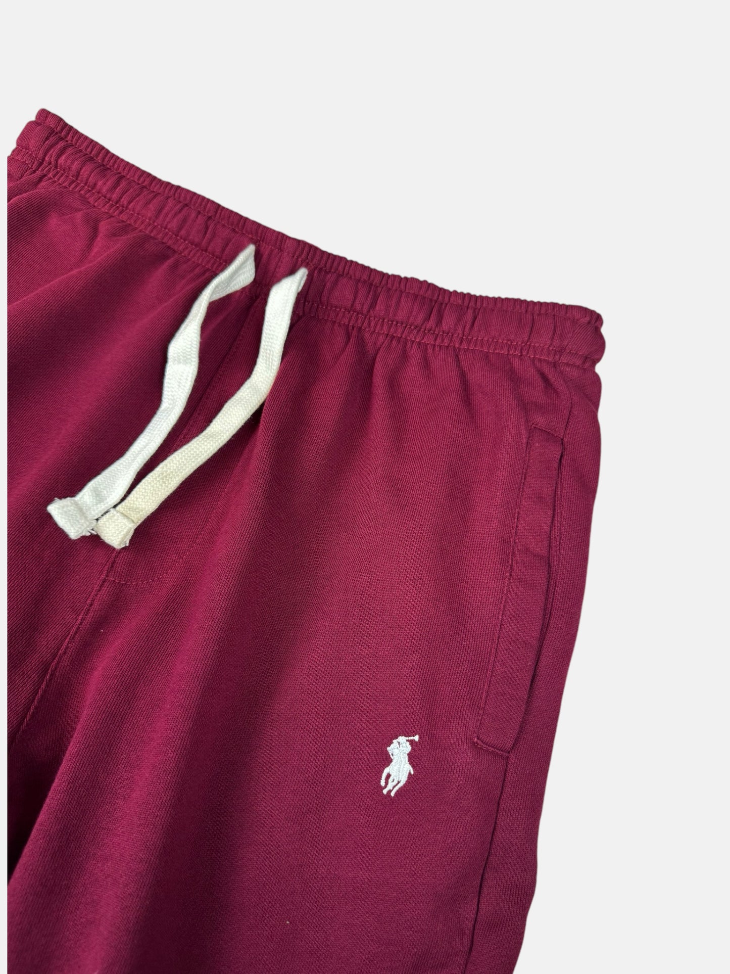 RL Premium Small Pony Cotton Terry Short (Maroon)