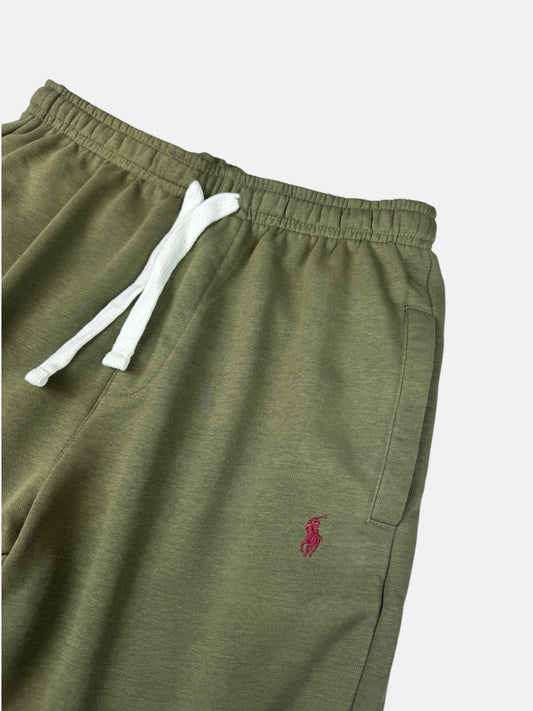 RL Premium Small Pony Cotton Terry Short (Olive Green)