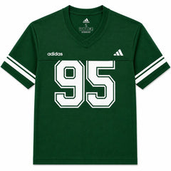 ADDAS ACTIVE WEAR V NECK OVERSIZED 95 T-SHIRT (DARK GREEN)