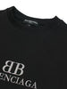 BALNCIAGA IMPORTED OVERSIZED T SHIRT (BLACK)