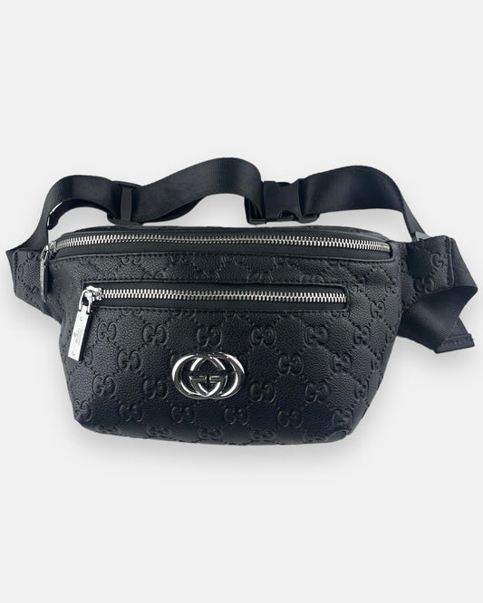 GC LOGO Imported Waist Bag (Black)