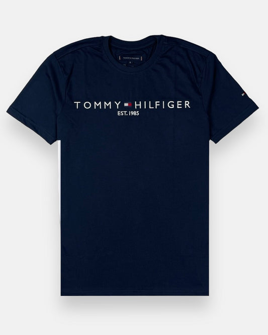 Tommy Premium Cotton Tracksuit (Navy Blue)