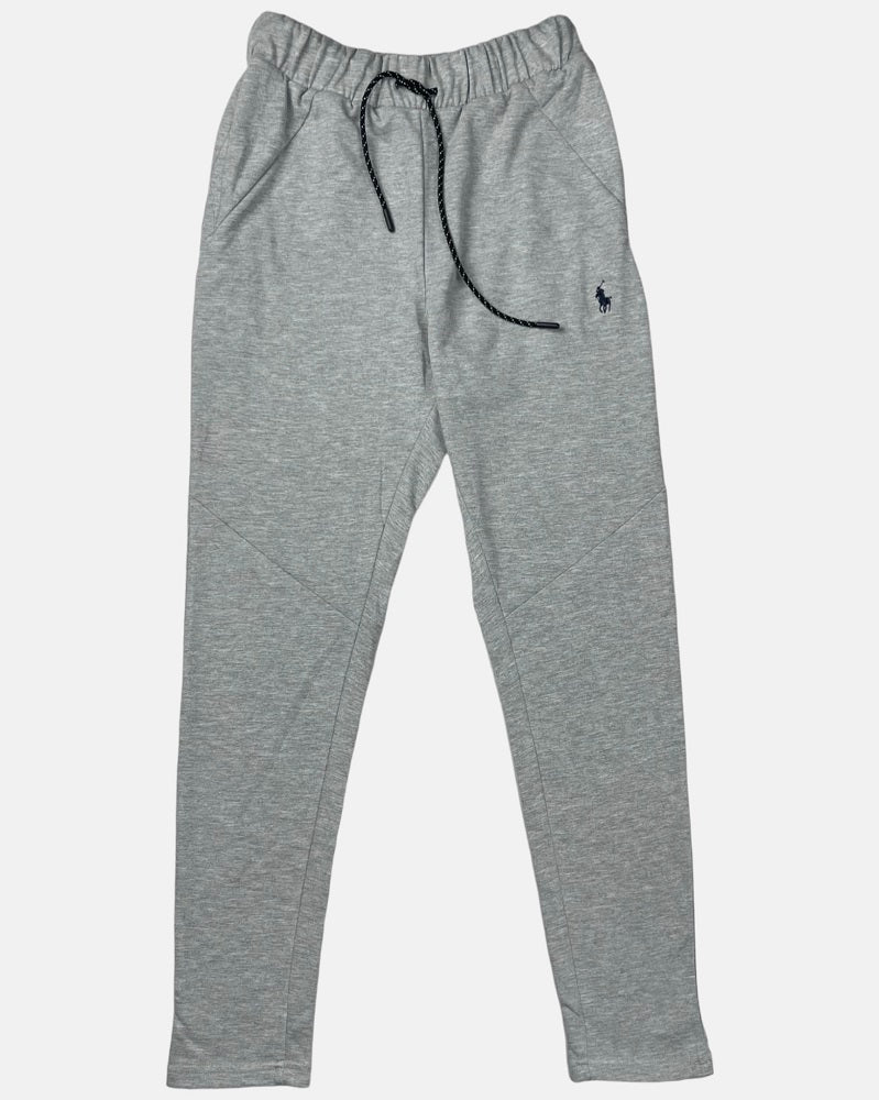 RL premium Small Pony Cotton Trouser (Heather Grey)