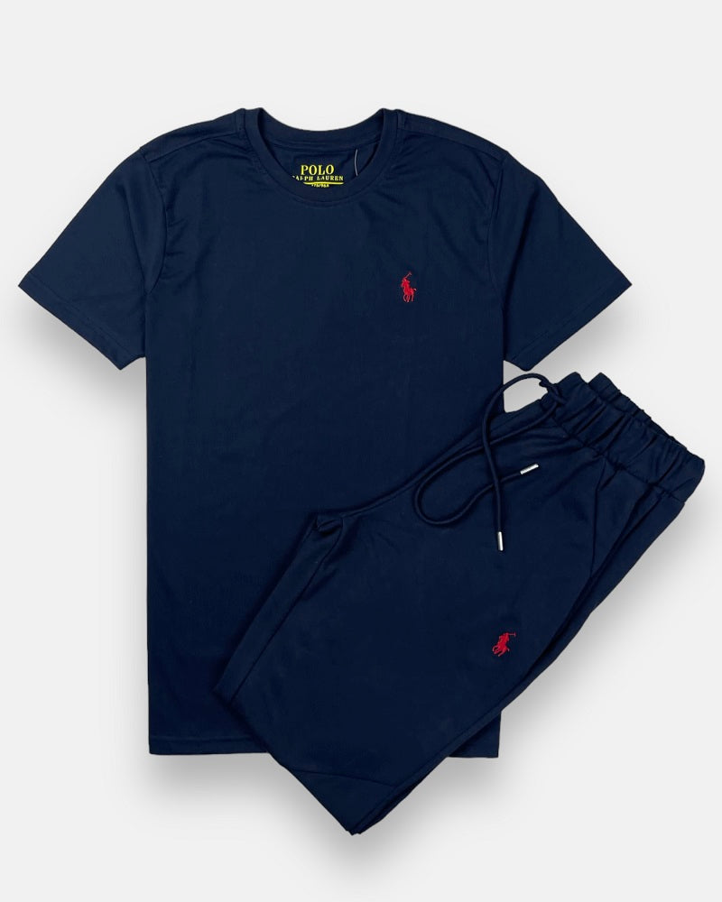 RL Premium Cotton Tracksuit (Navy Blue)