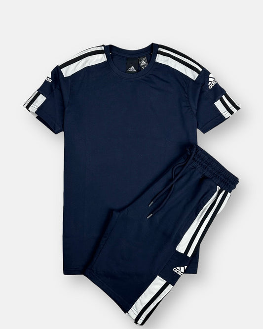 ADDAS Premium Cotton Twin Set (Navy Blue)