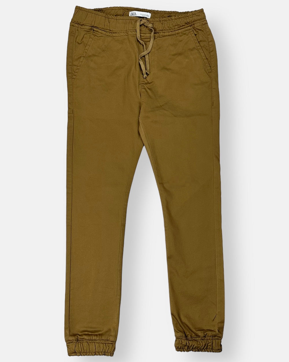 Z.A.R.A Premium Cotton Waist Jogger Trouser (Mustard)