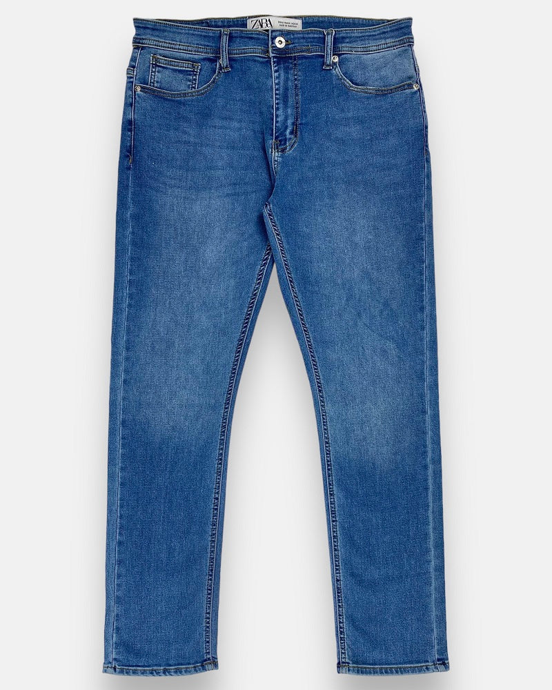 Z.A.R.A Slim Fit Terry Jeans Medium Blue – Leftovers Den