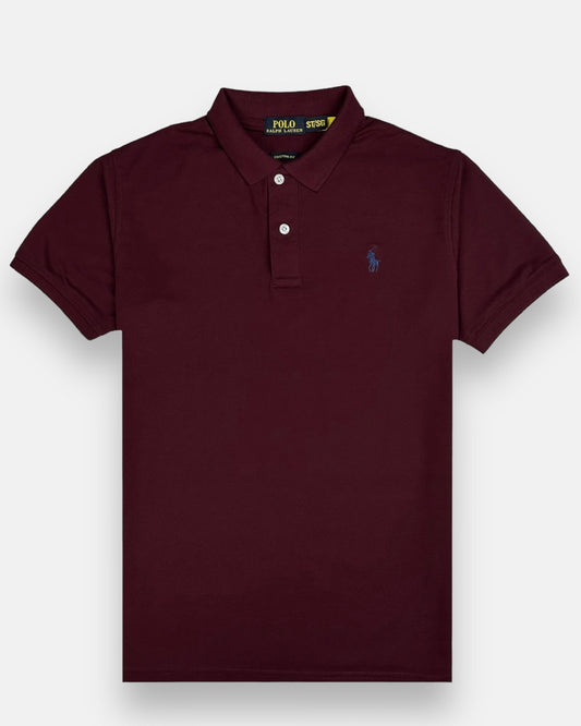 RL Small Pony Polo Shirt (Maroon)