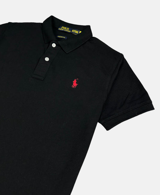 RL Small Pony Polo Shirt (Black)