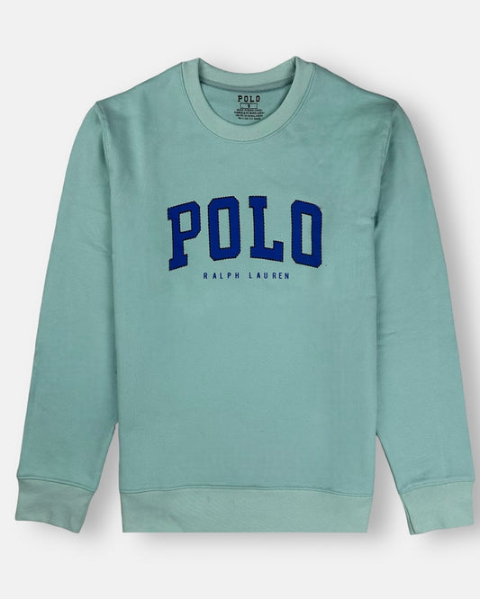 RL Polo Cotton Terry Sweatshirt Teal
