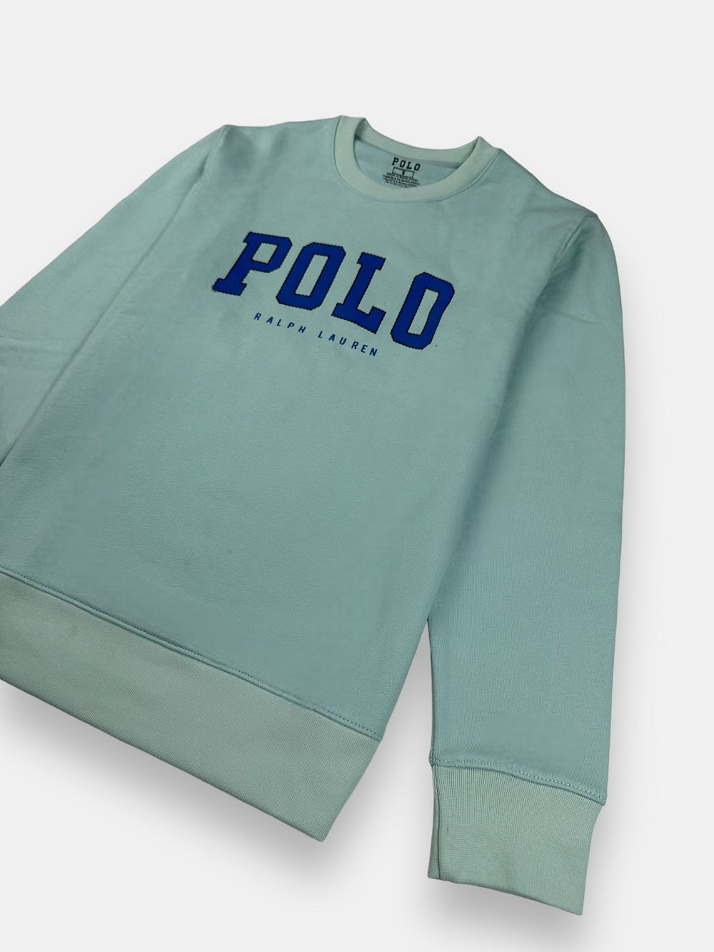 RL Polo Cotton Terry Sweatshirt Teal