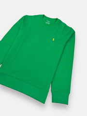 RL Small Pony Cotton terry SweatShirt Green