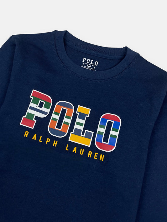RL Multi Polo Kids Sweatshirt Navy Blue