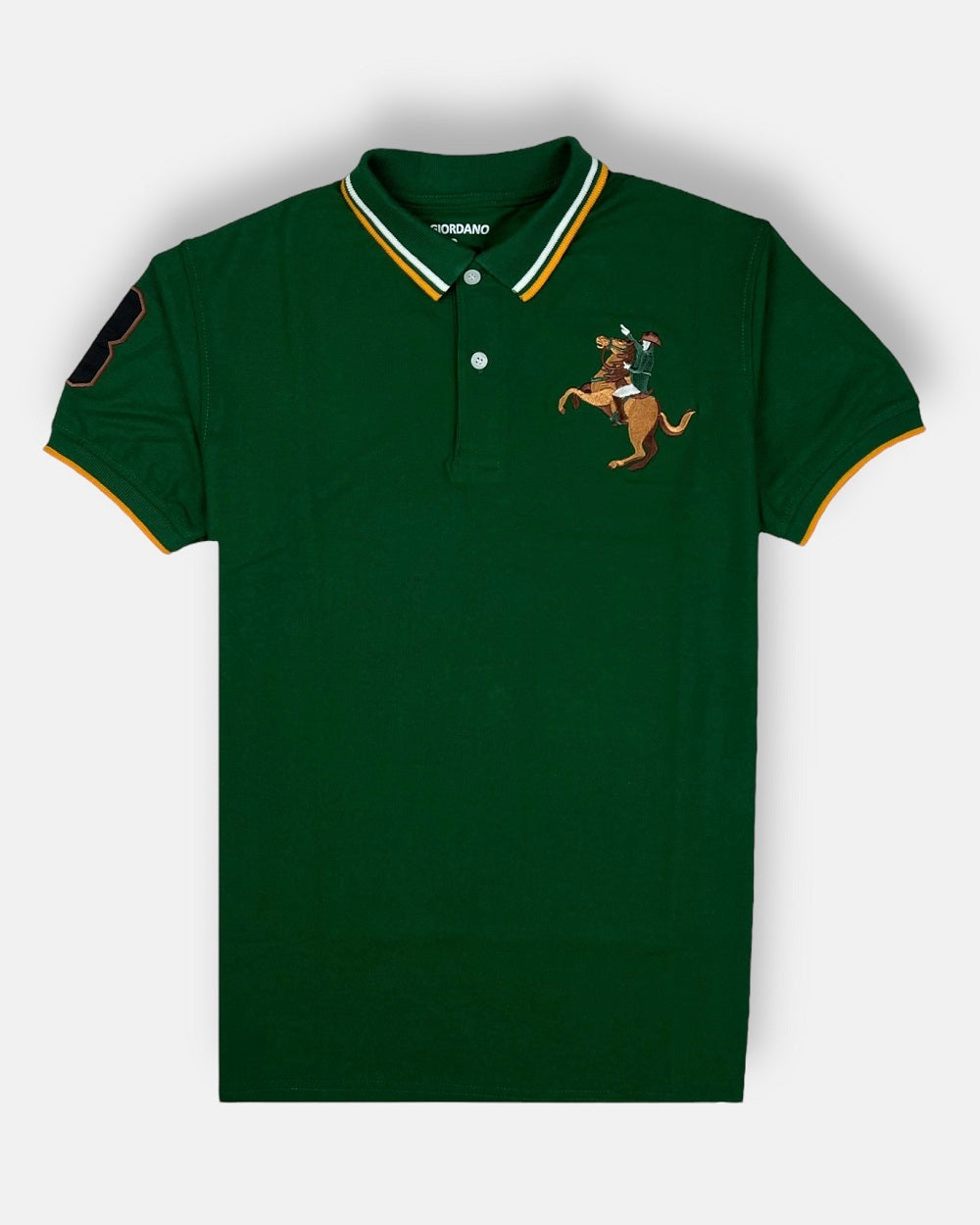 GRDNO Premium Napoleon Cow Boy Polo Shirt Green