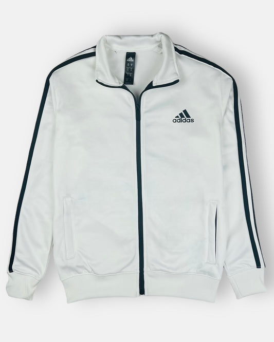 Addas Imported Polyester Fleece Zipper (White)