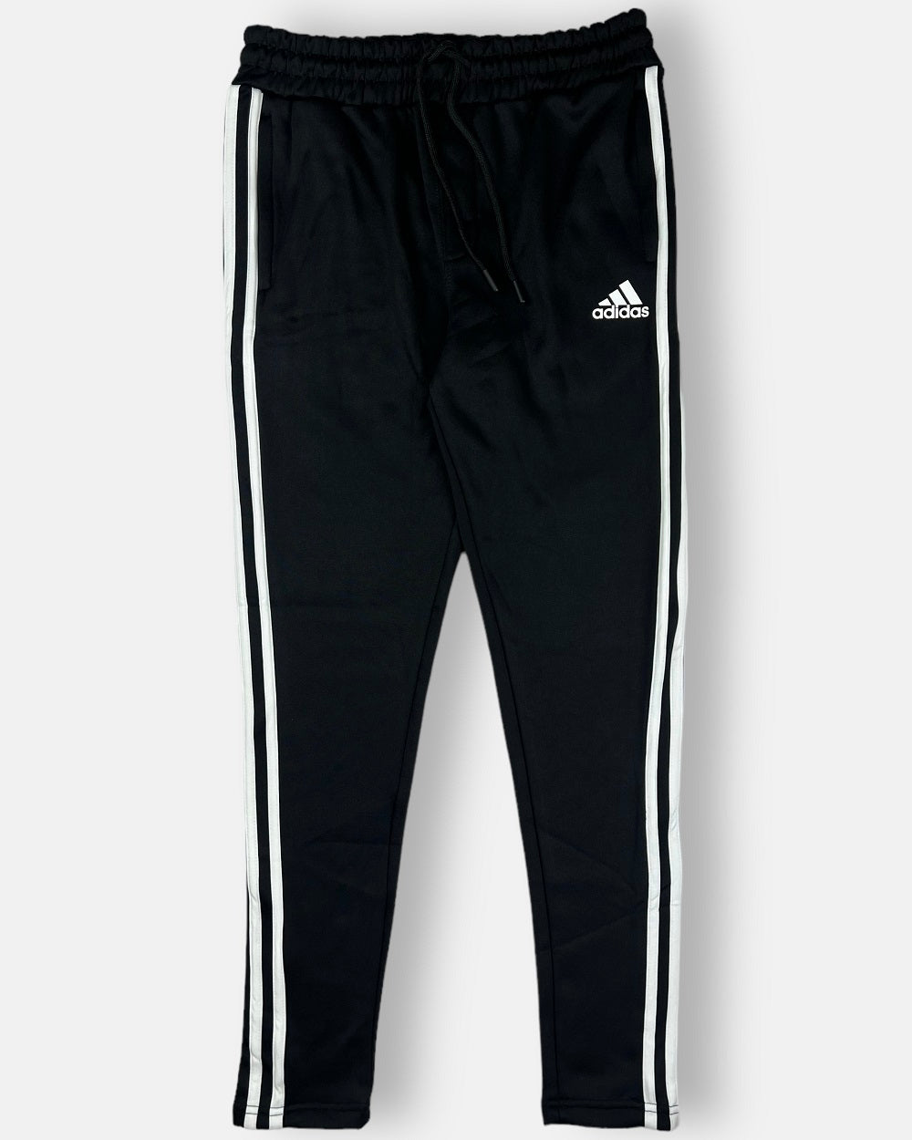 Addas Imported Polyester Fleece Tracksuit (Black)