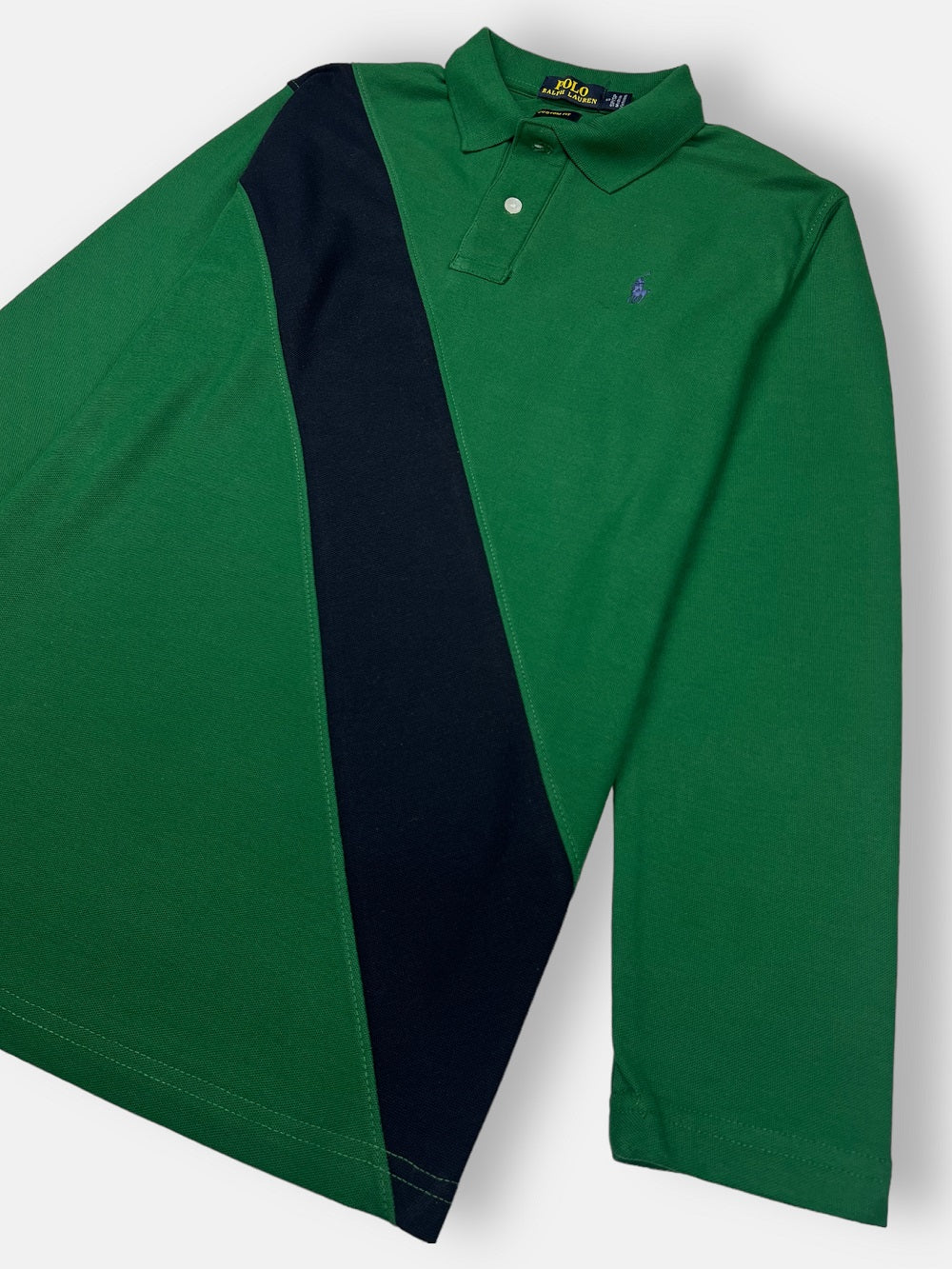 RL Small Pony Paneled Polo Shirt (Green)