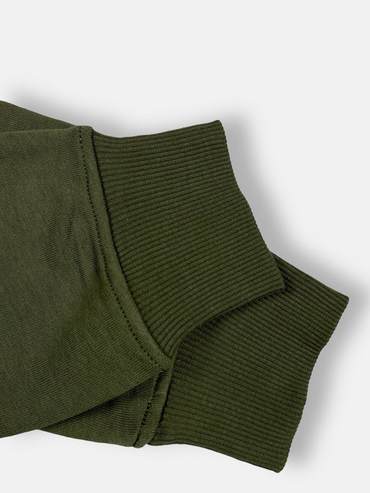 LCSTE Premium Cotton Terry Sweatshirt (Olive Green)