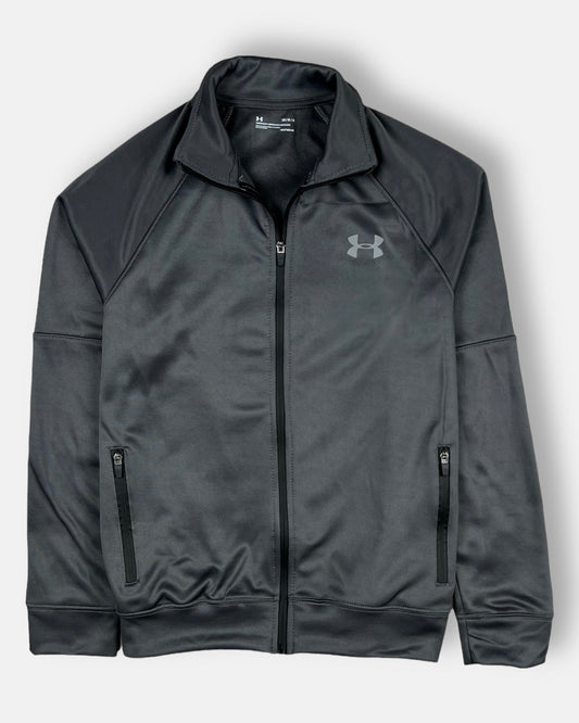 UA Imported Polyester Fleece Mockneck Zipper (Dark grey)