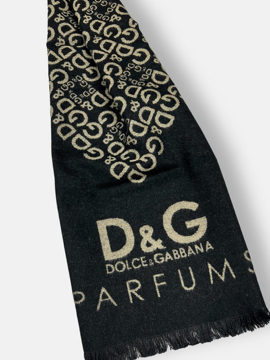 D.G Imported Wool Muffler (Black)