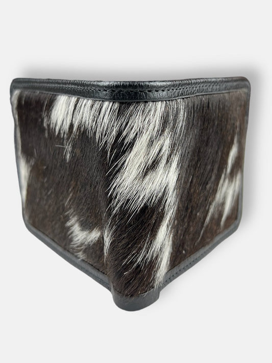 Premium Goat Fur Wallet (Brown&White)