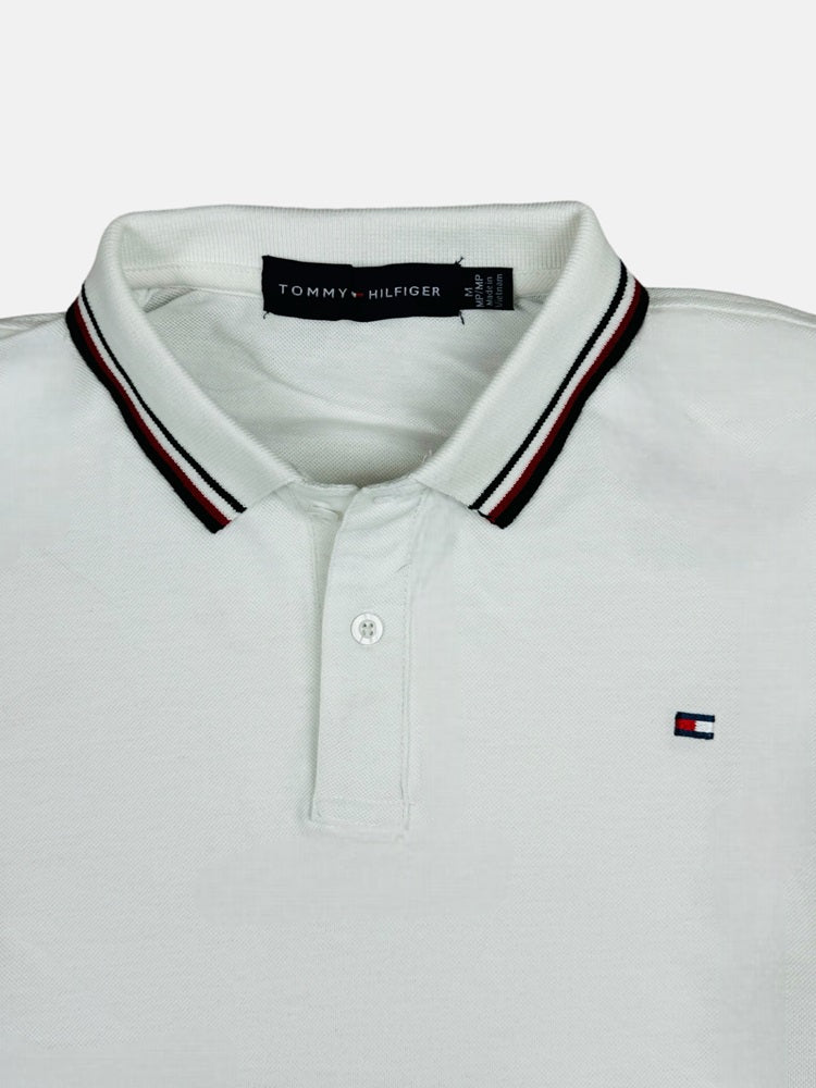 TH Premium Tipping Polo Shirt (White)